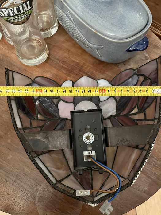 Kinkiet szklany sliczny