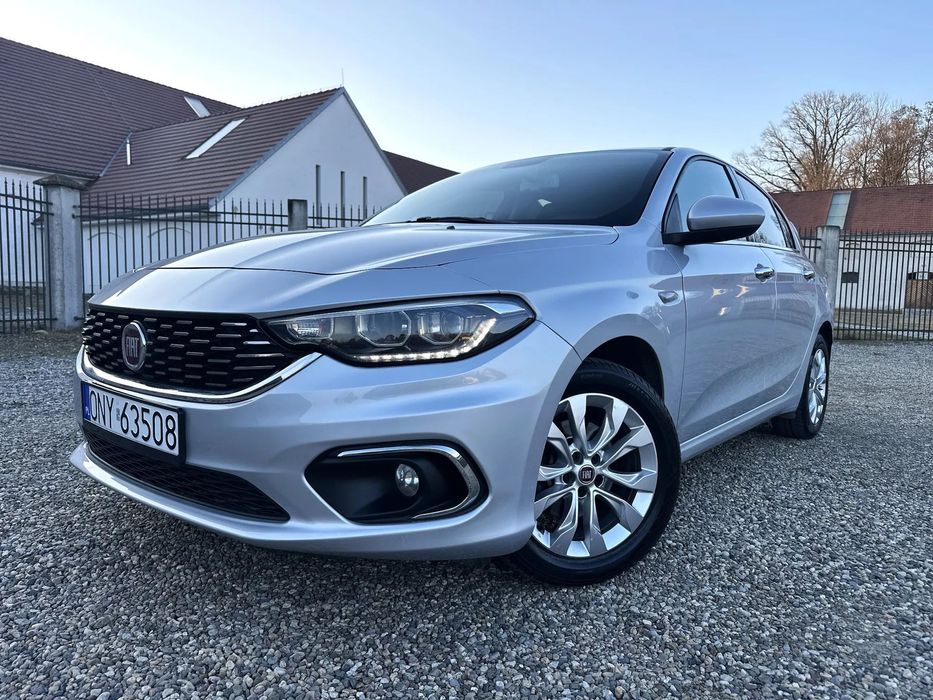 Fiat Tipo Kamera cofania, Duża nawigacja,Ledy,Hak,Zarejestrowany w Polsce