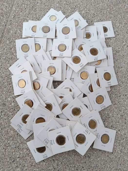 Lote moedas 1 Escudo Portugal