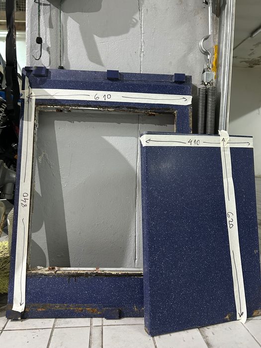 Bancada azul Corian