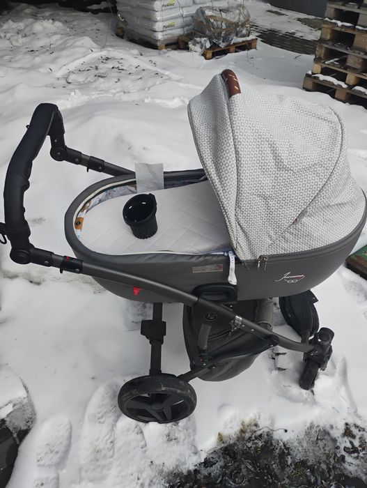 Wózek gondola spacerówka 2w1 Junama Modena adapter