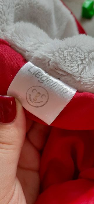 Kombinezon zimowy unisex bordowy 74