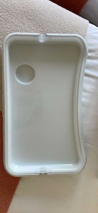 NOVA: Bandeja HAUCK Alpha Tray para Cadeira de Refeição Bebé (Branca)