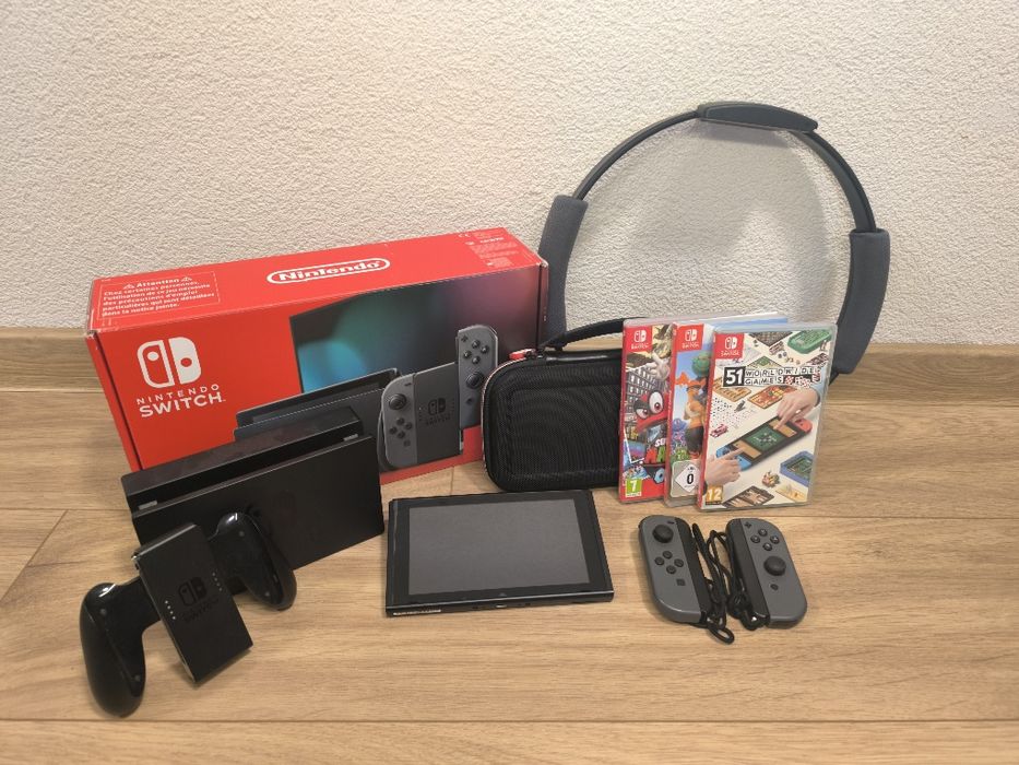 Nintendo Switch + 3 gry | zestaw