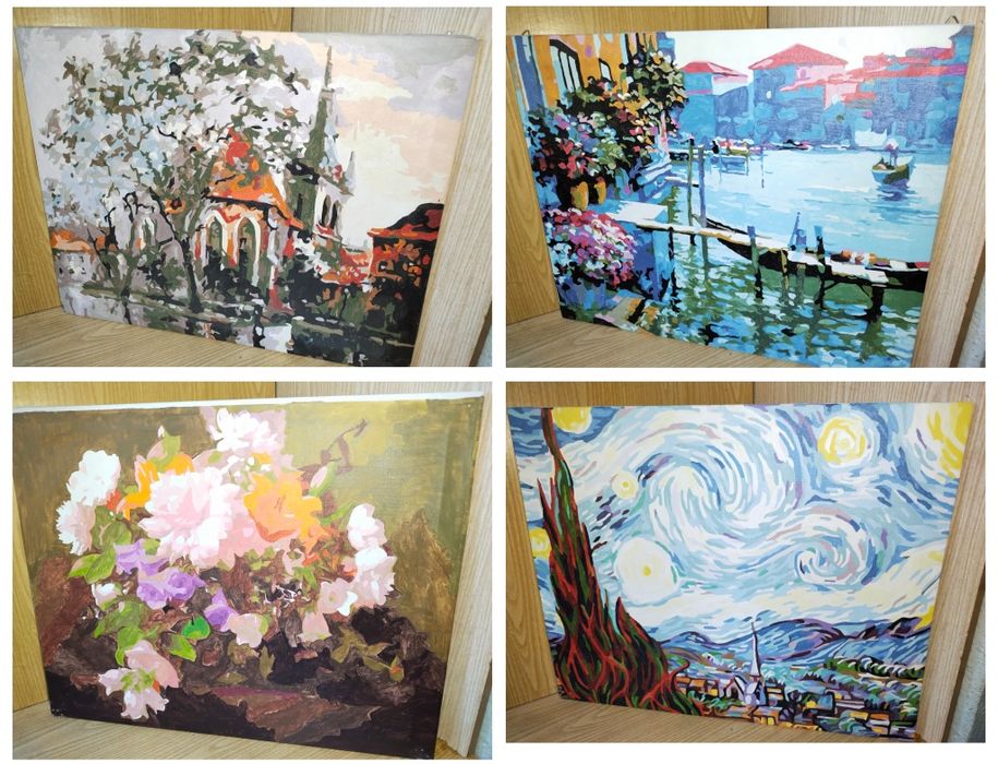 Картины по номерам нарисованные