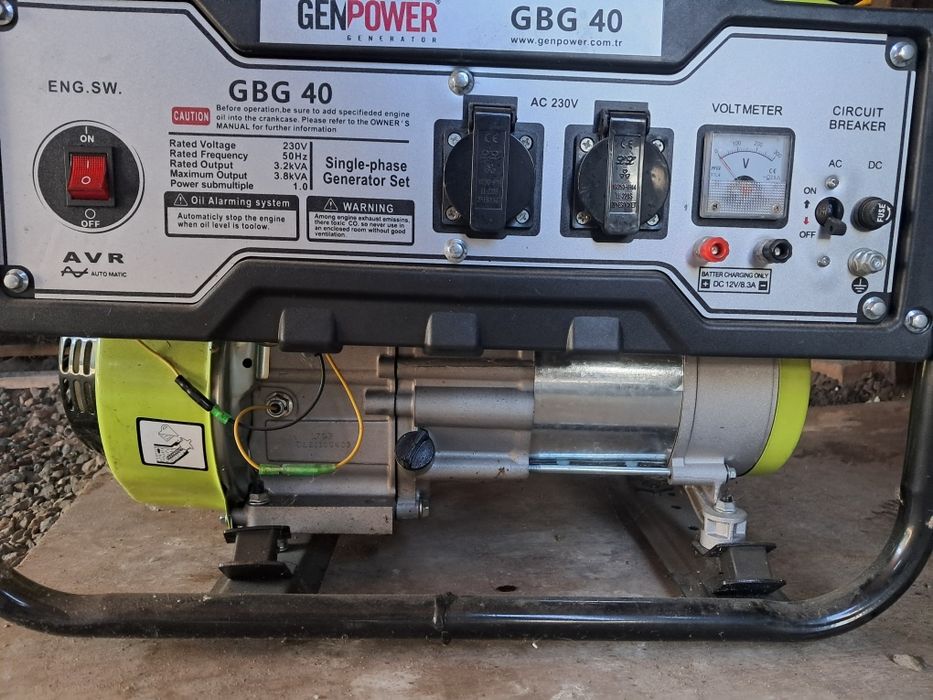 Генератор бензиновий однофазний 3,2 кВт GenPower GBG 40 Туреччина