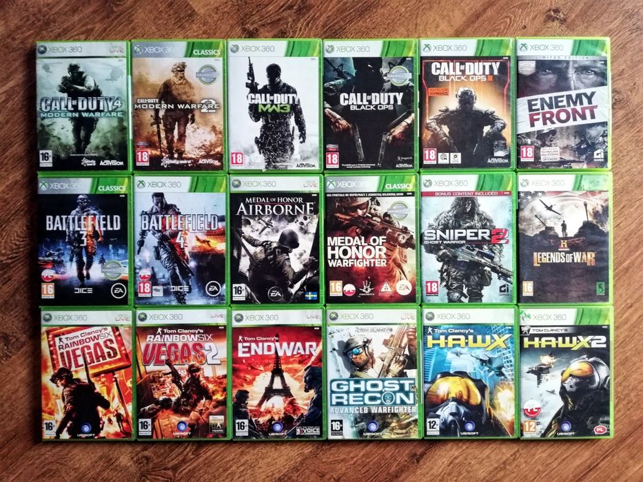 Gry XboX 360 Lego Kinect Dla Dzieci Fifa Wojskowe Samochody Forza Inne