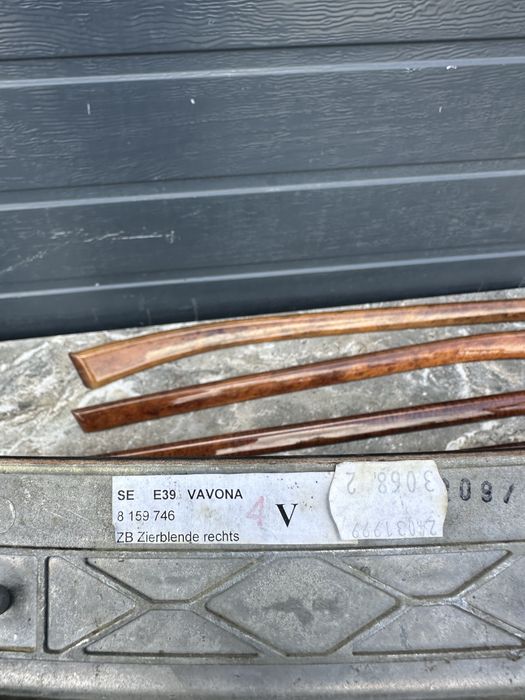 Декор БМВ Е39 Вставкі Дерево Комплект декору салону Деревʼяні BMW E39