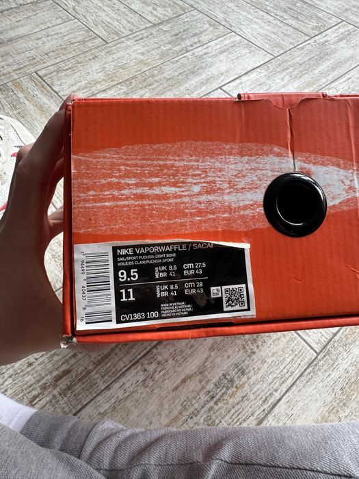 Кросівки Nike x Sacai Vaporwaffle 43 сакаи Оригинал