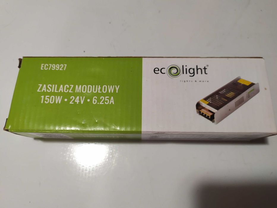 Zasilacz modułowy montażowy led Ecolight 24V 6,25A 150W Ec79927