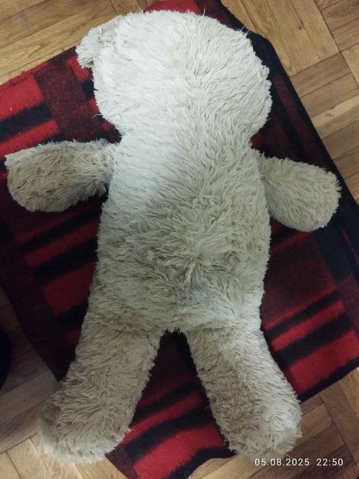 Іграшка великий плюшевий ведмедик