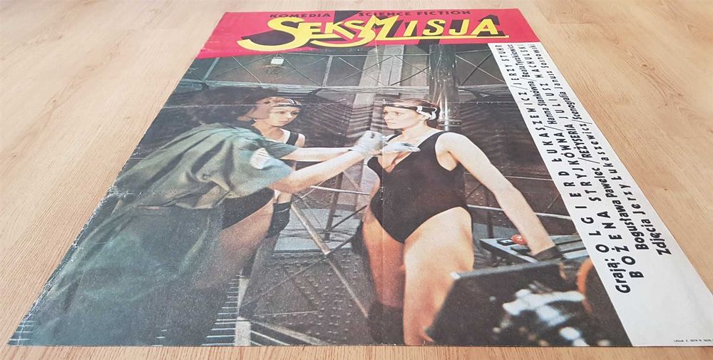 SEKSMISJA ORYGINAŁ z 1983 plakat filmowy Kościelniak OKAZJA RARE