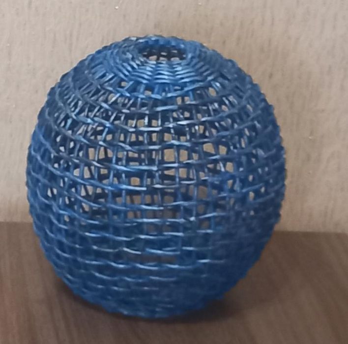 Абажур з паперової лози