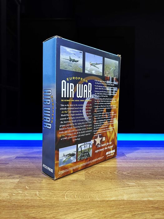 European Air War (PC EN 1998) BIG BOX kompletne premierowe wydanie MicroProse