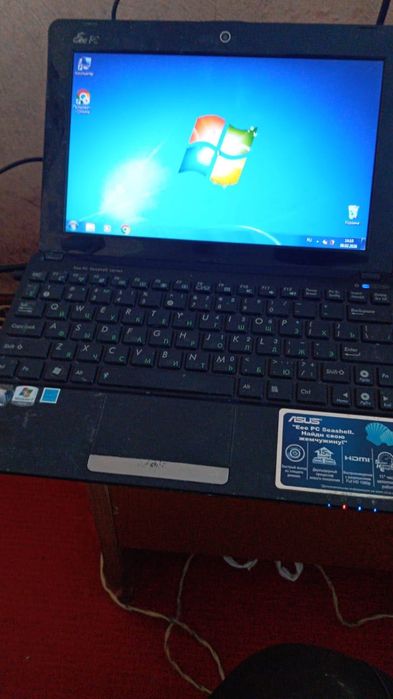 Продам ноутбук ASUS Eee PC, Intel Atom, 2 ГБ RAM, Windows 7