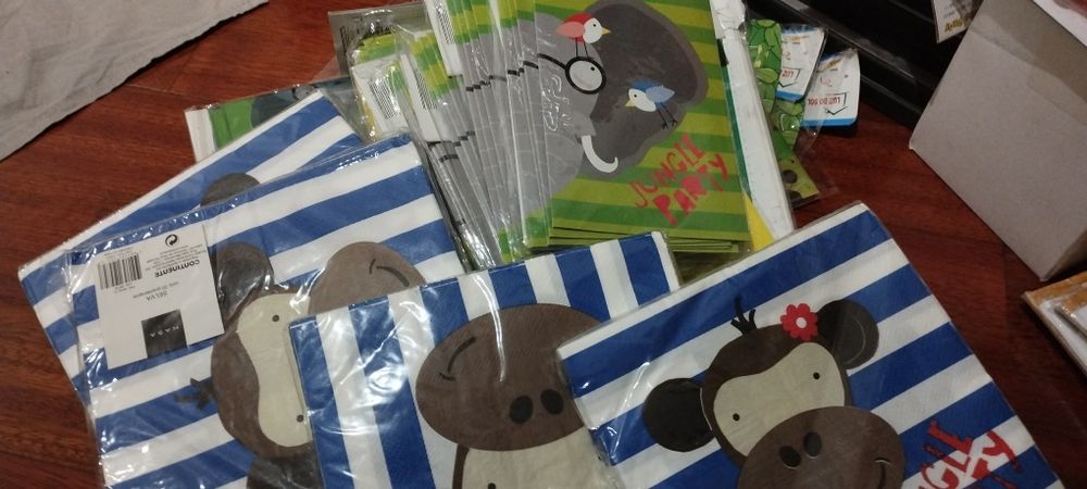 Kit de aniversário festa  animais