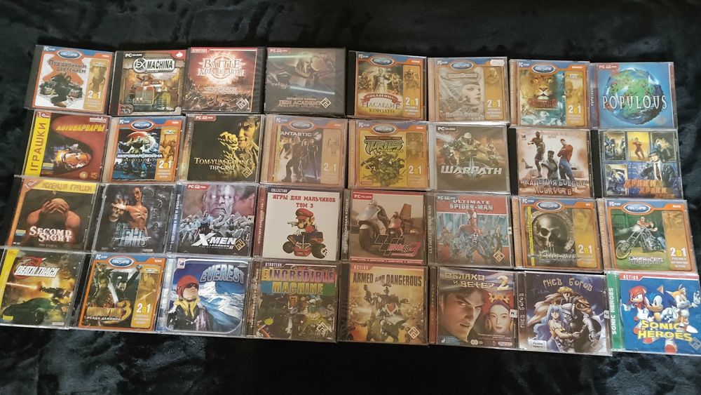 Продам коллекцию игровых дисков для ПК (CD/DVD)