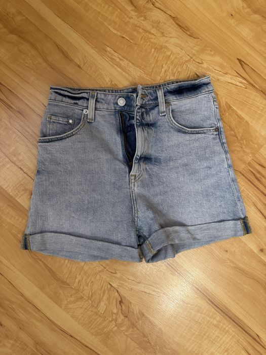 Жіночі блакитні шорти Mom