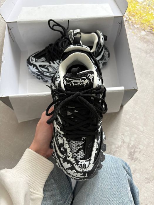36-45 Balenciaga Track Graffiti Black White: 4 499 грн