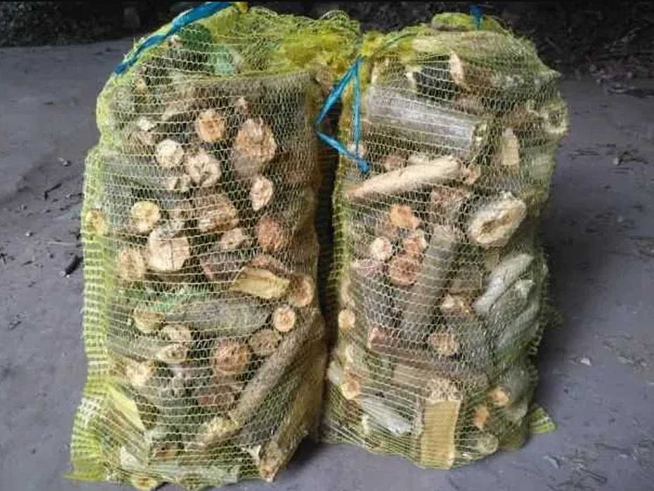 Дрова твердые Дробленная Акация,берест ветка в мешках / Насыпью /Бегах