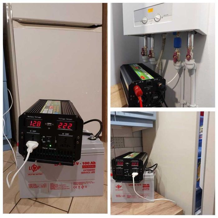 ‼️ Преобразователь тока 12-220 7200w с плавным запуском. Инвертор.