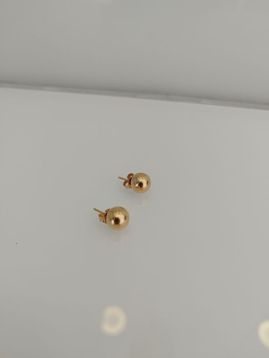 Brincos em ouro 19,2kt