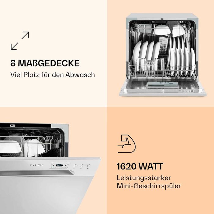 Посудомийна машина посудомийка посудомойка Klarstein Amazonia 8