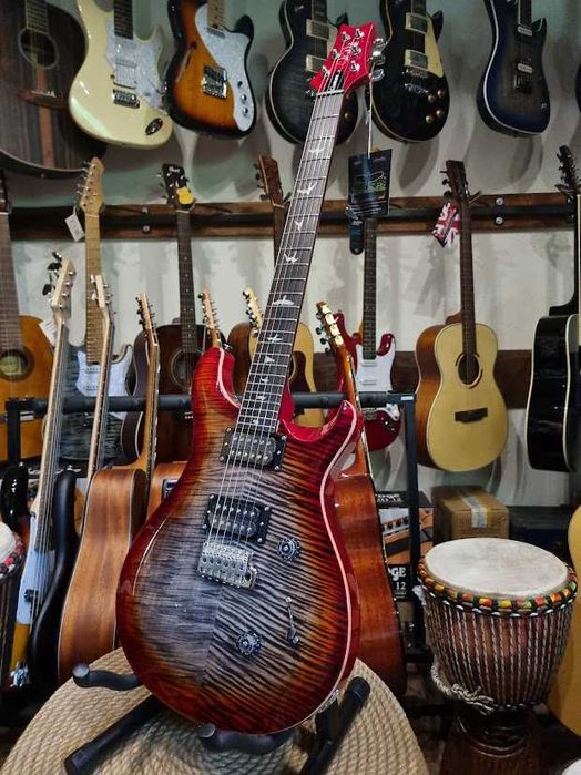 PRS SE Custom 24 Charcoal Cherry Burst gitara elektryczna PRSSECU44CG