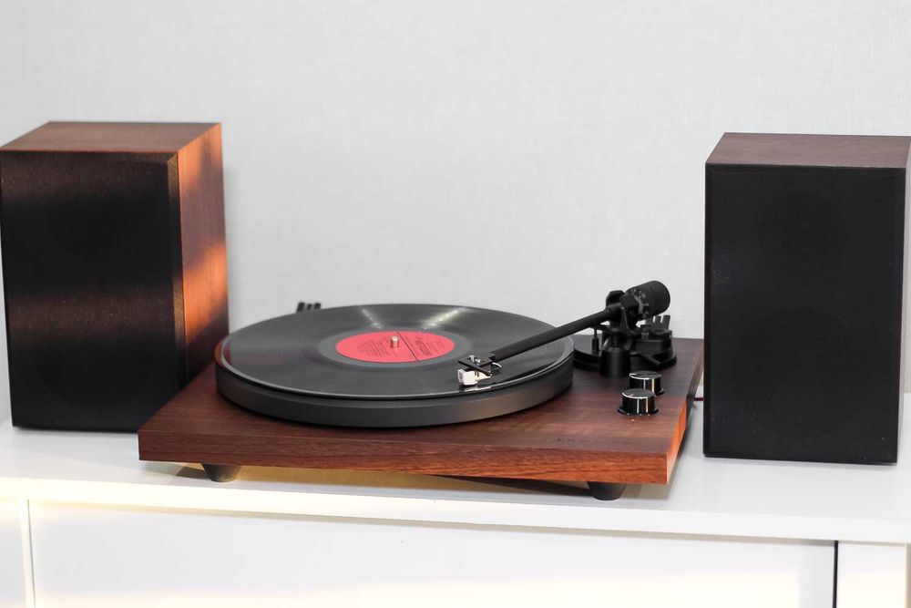 Вініловий програвач з колонками Hi-Fi якість голка Audio-Technica