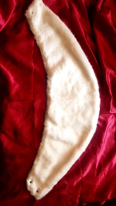 Белая свадебная пушистая накидка