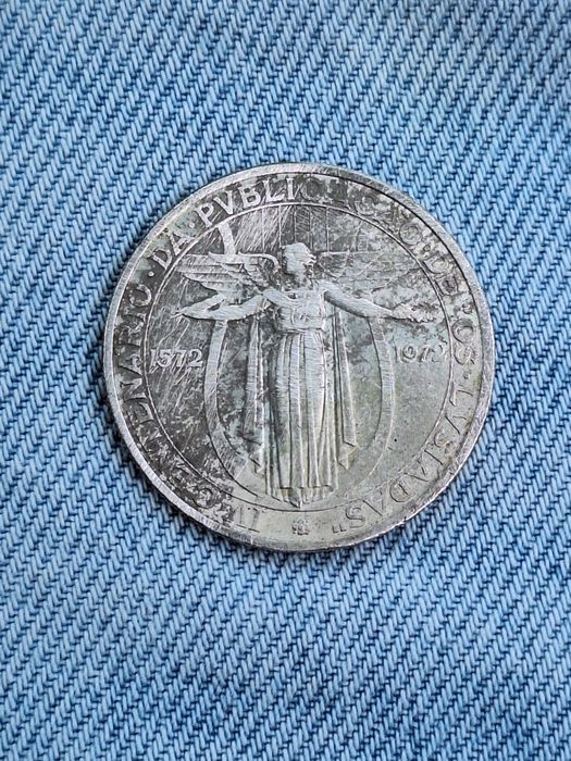 Moeda 50 escudos PRATA