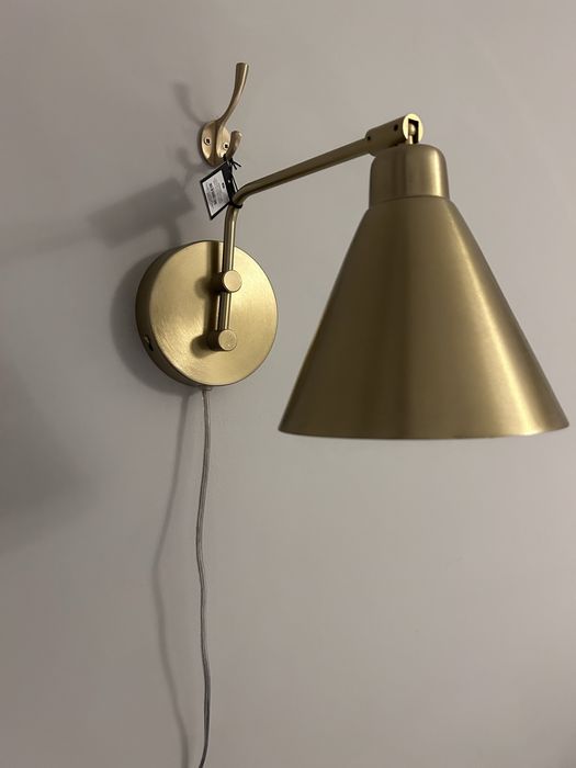 Kinkiet / lampa wiszaca / kolor zloty NOWA