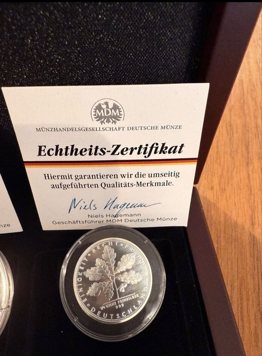 Продам набір Срібних монет