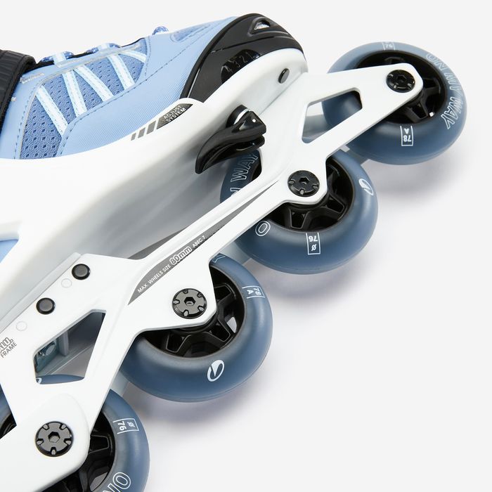Patins em Linha Criança FIT 5 Azul/Branco