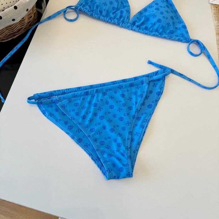 Crossheart niebieski strój kąpielowy Bikini