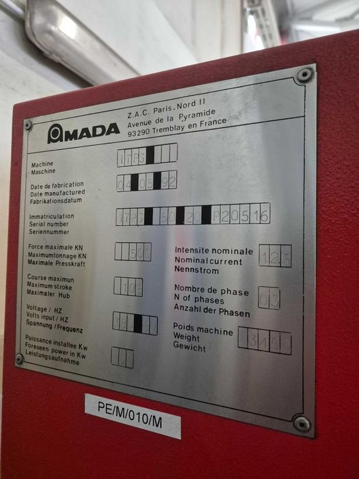 Prasa krawędziowa Amada ITSP 50/20