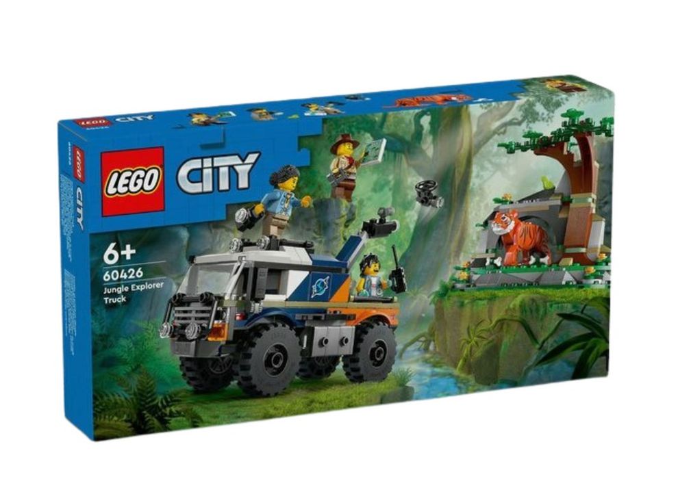 Klocki LEGO CITY Terenówka Badacza Dżungli 314 Elementów 60426