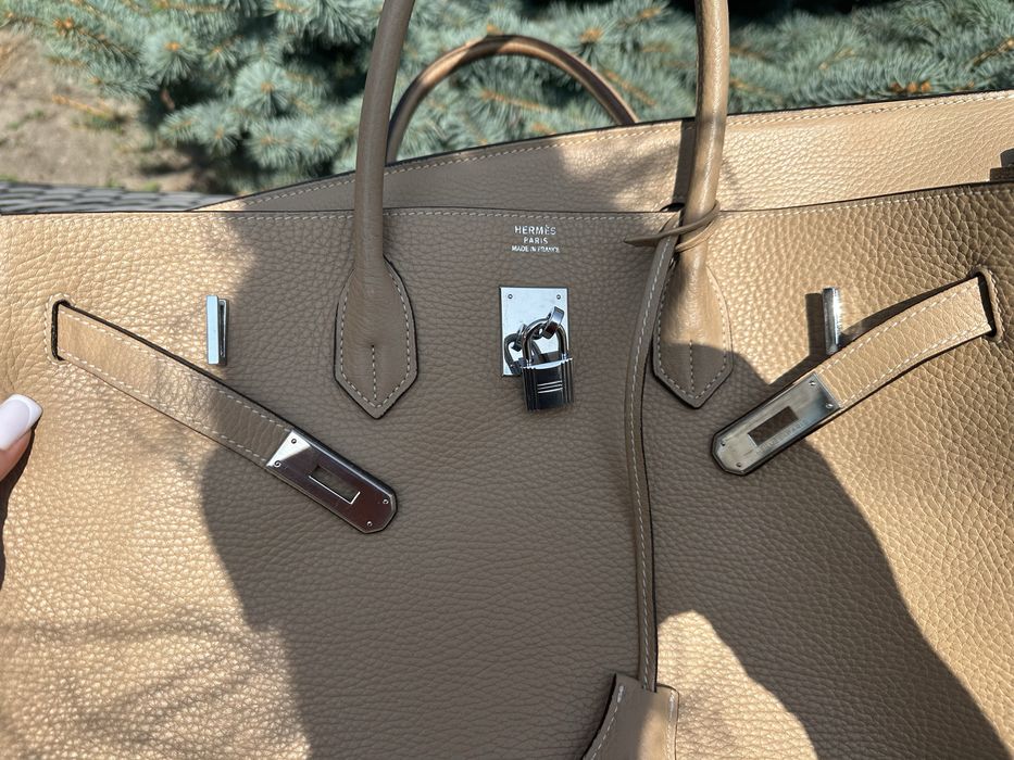 Сумка  під стиль Hermes Birkin 40 см.,пильник,коробка