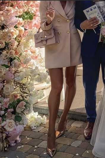 Сумка кроссбоди пудрова David Jones