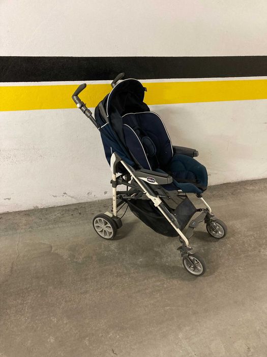 Conjunto Chicco trio living para bebé carrinho alcofa e ovo