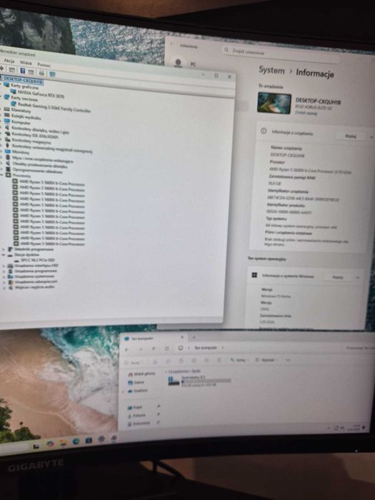 Komputer gamingowy RTX 3070 Ryzen 5600x