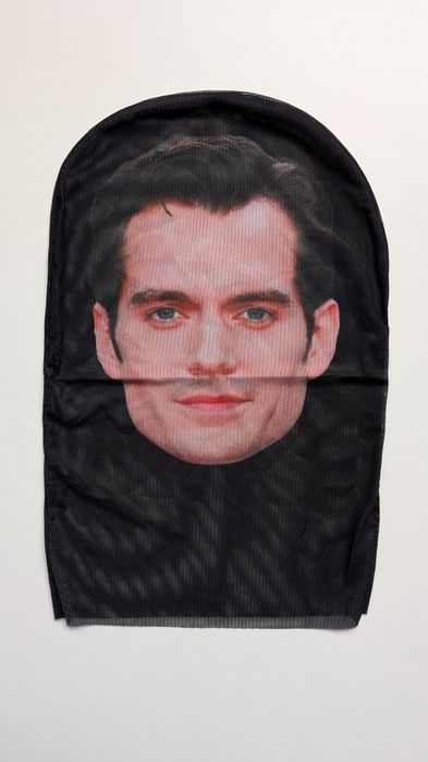 Маска на голову Генри Кавилл лицо актера балаклава супермен