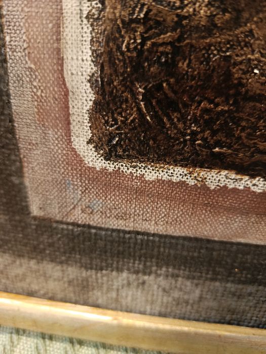 Obraz malowany abstrakcja