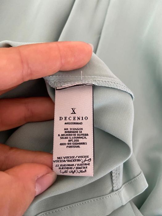 Vestido Decenio acetinado