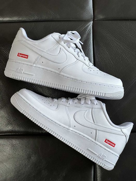 Buty Nike Air Force 1 Low Supreme Białe R.45