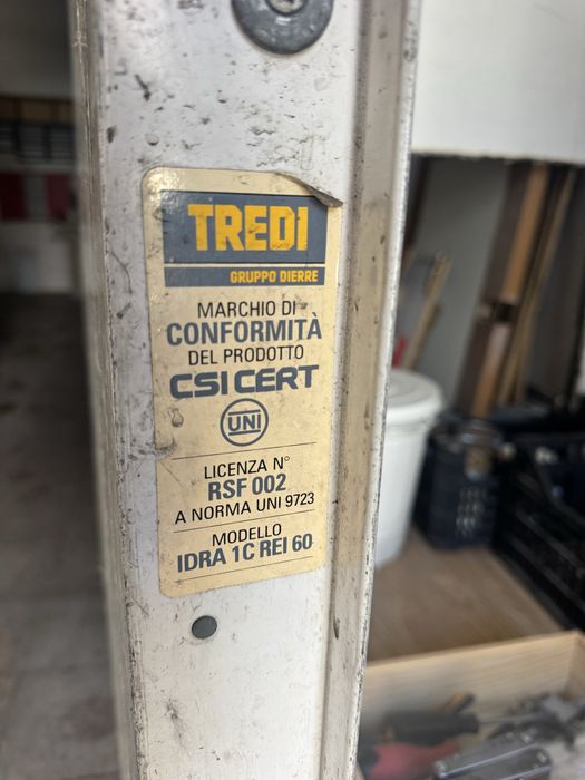 Porta antifogo usada