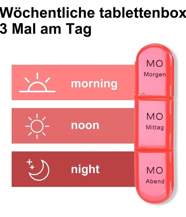 PokeLabel Pudełko na tabletki 7 dni