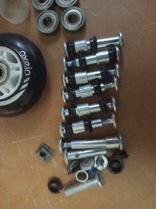 Rodas e rolamentos para patins