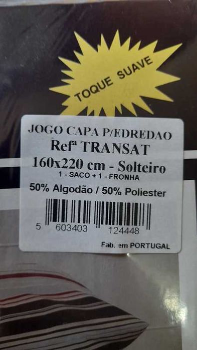 Conjunto de capa de edredon e 1 fronha - solteiro (