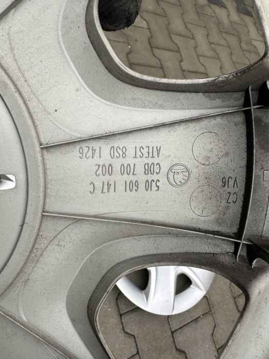 15” oryginal skoda kolpaki